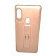 Silicone Case Motomo With Finger Ring For Xiaomi Redmi Note 5 Pink / Gold